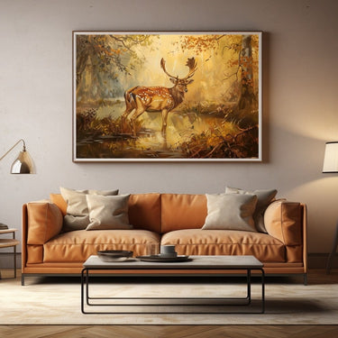 Wild Animal Oil Painting